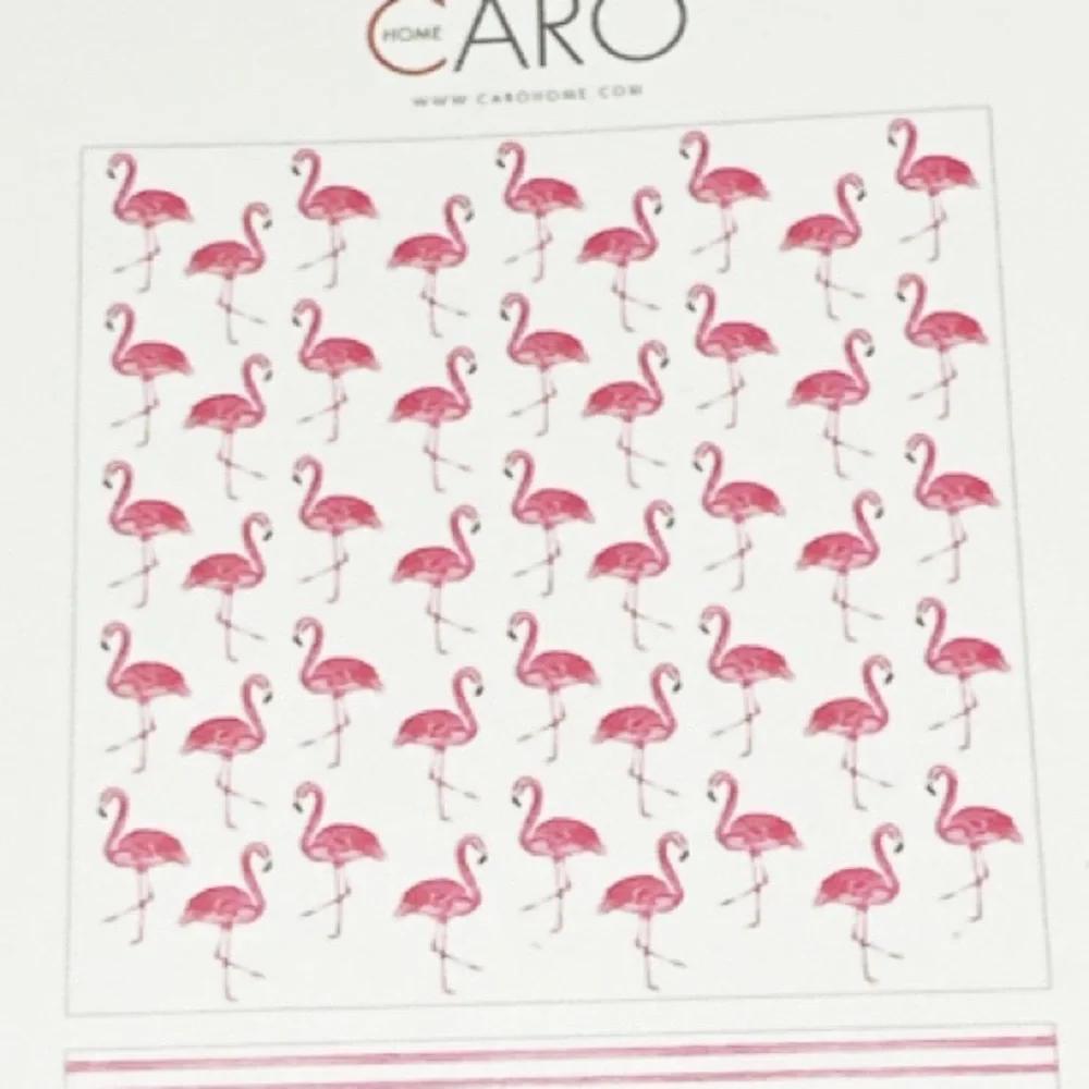 NEW Caro FLAMINGO Reversible Sand Free Beach Blanket